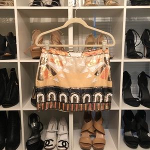 Sequin skirt with cool pattern